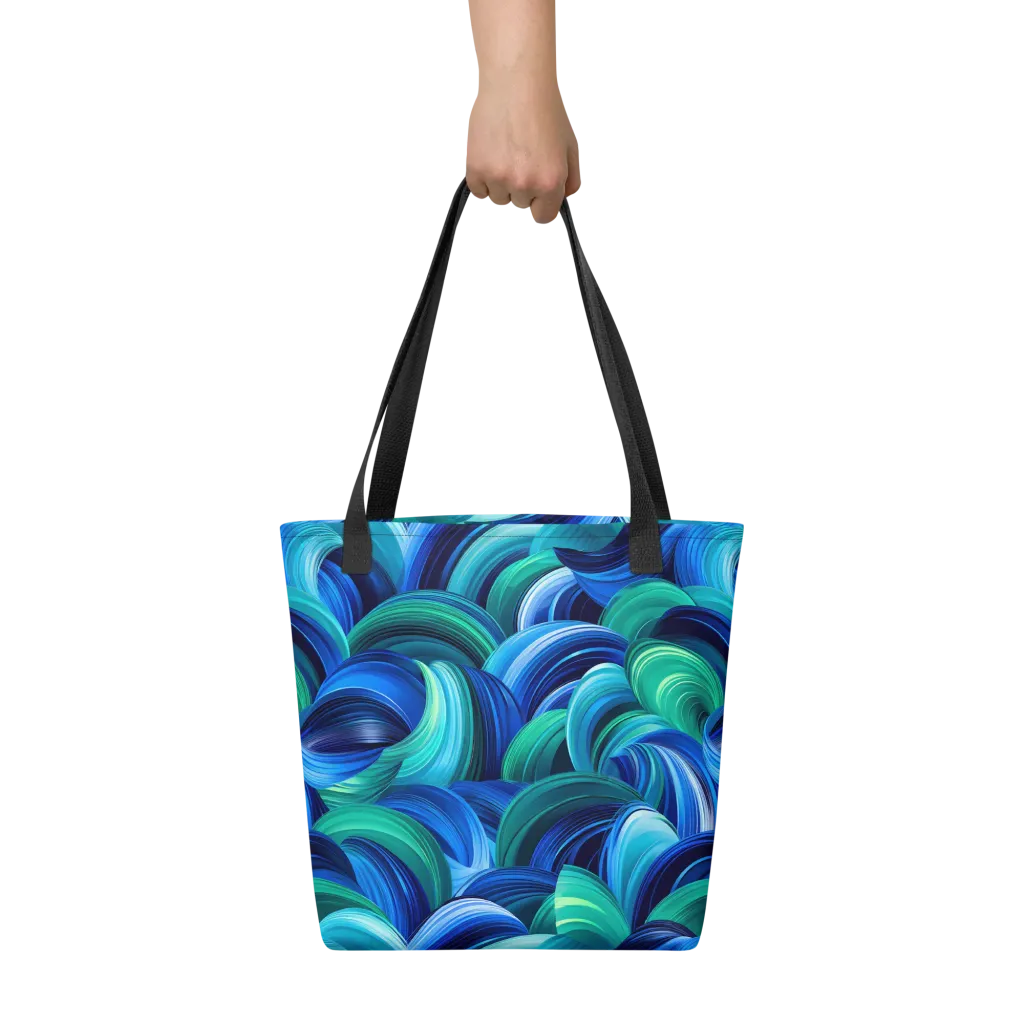 Emerald Surge on Tote Bag — Front