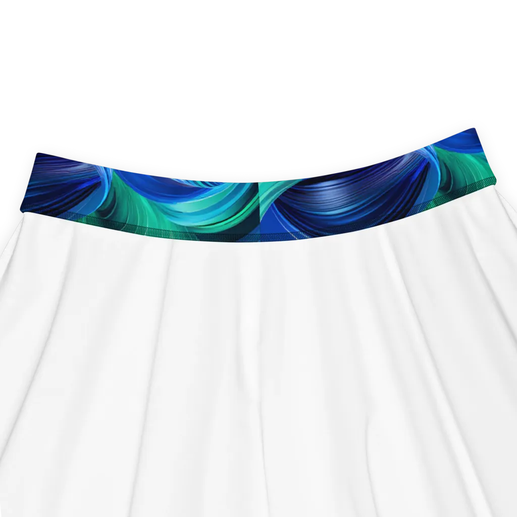 Emerald Surge on Skater Skirt — Product details