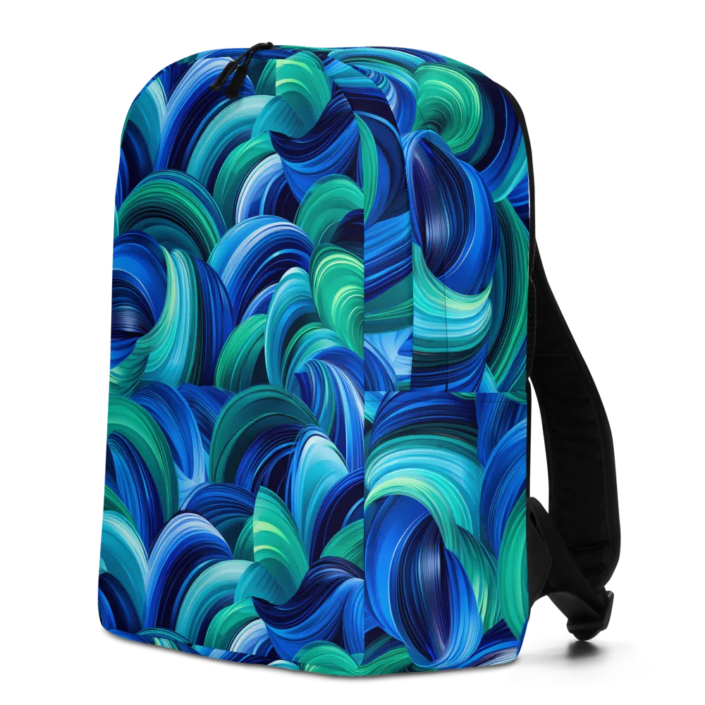 Emerald Surge on Minimalist Backpack — Left