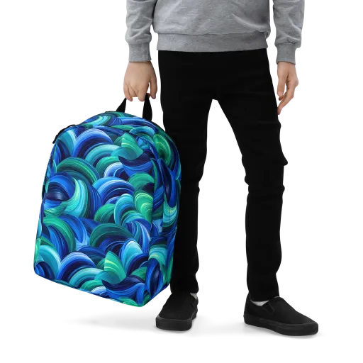 Emerald Surge on a Minimalist Backpack