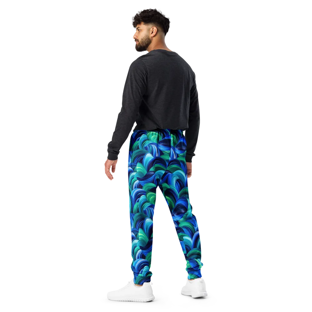 Emerald Surge on Men's Joggers — Back