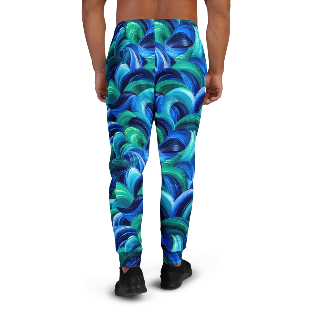 Emerald Surge on Men's Joggers — Back