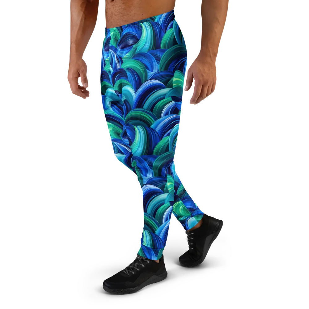Emerald Surge on Men's Joggers — Left
