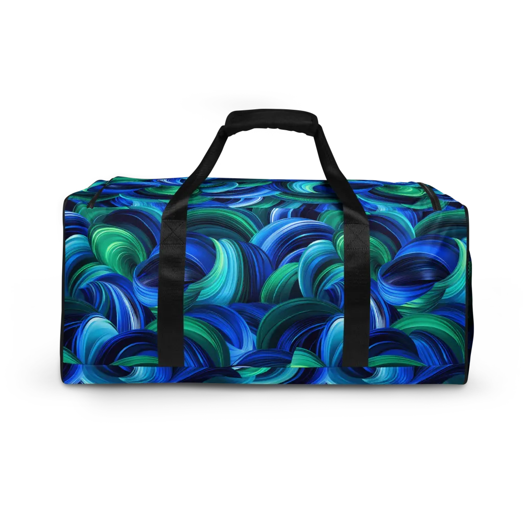 Emerald Surge on Duffle Bag — Back