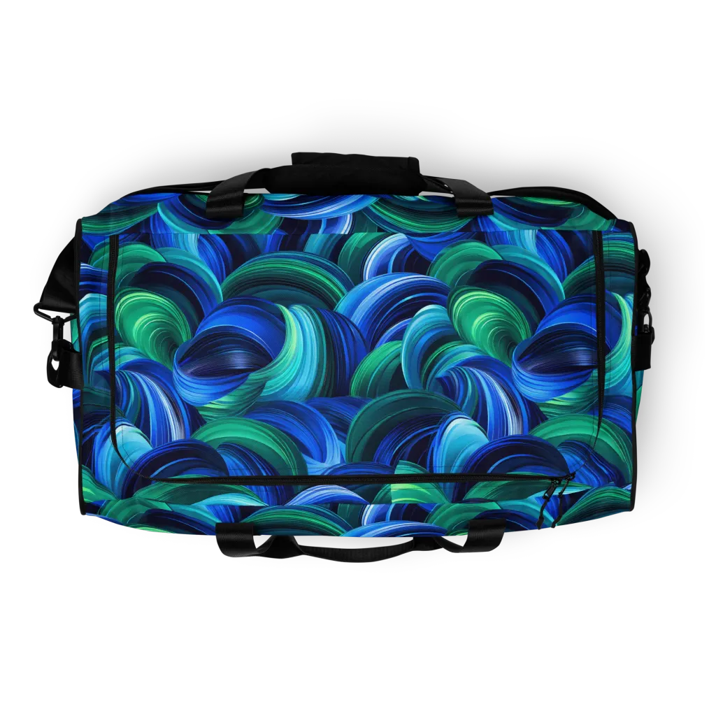 Emerald Surge on Duffle Bag — Top