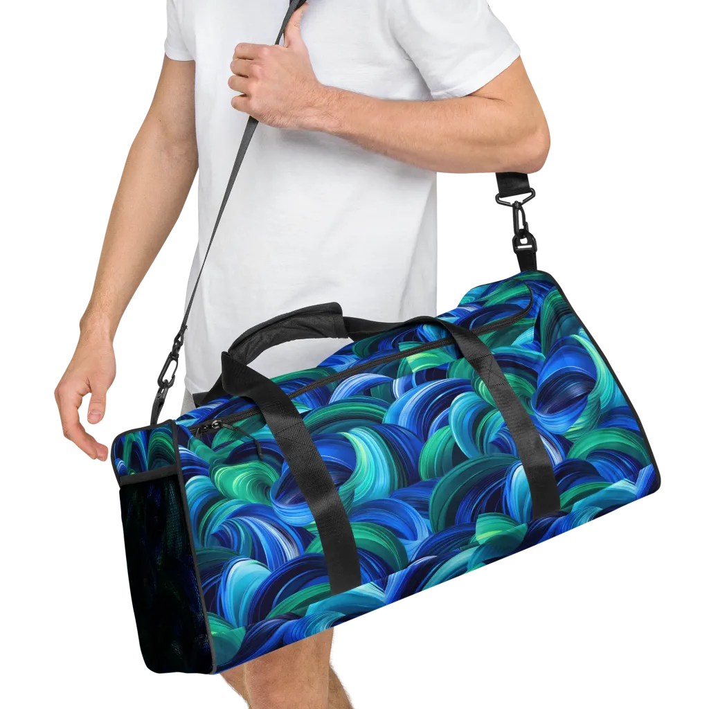 Emerald Surge on Duffle Bag — Right Front