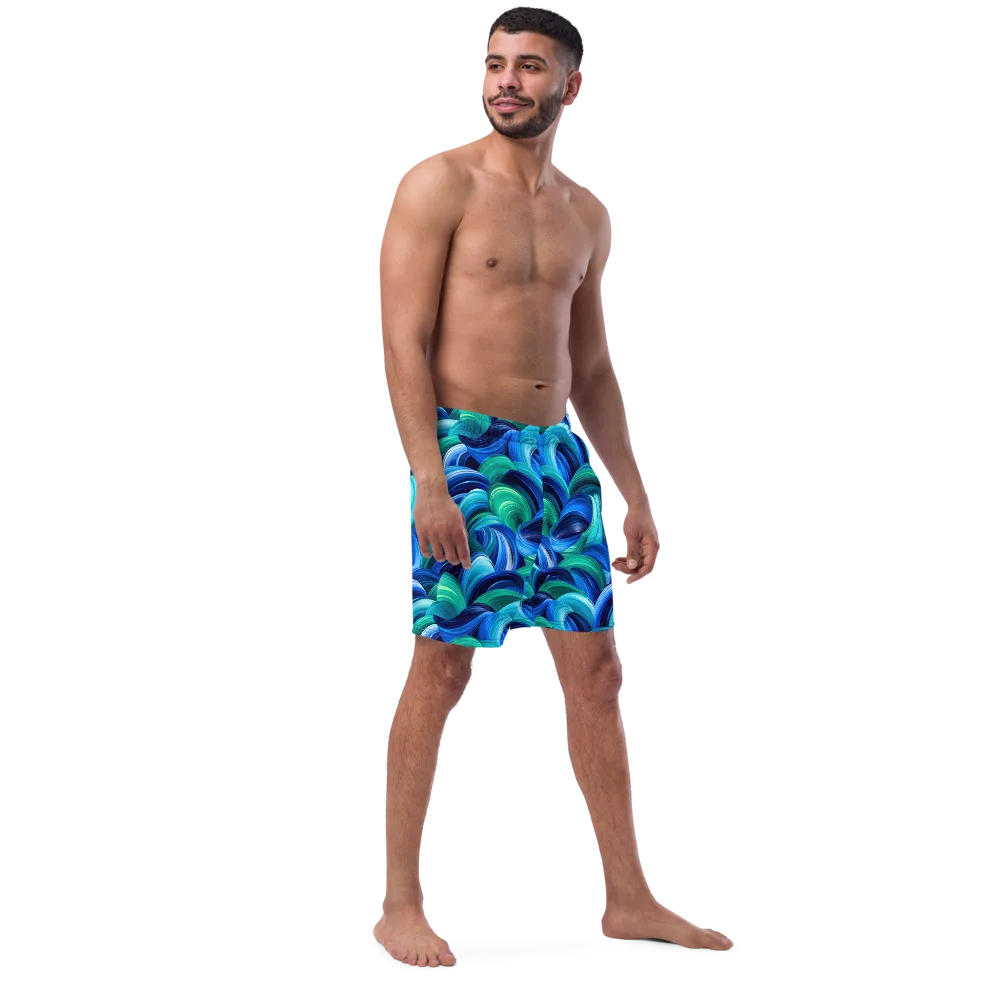 Emerald Surge on Swim Trunks — Right Front