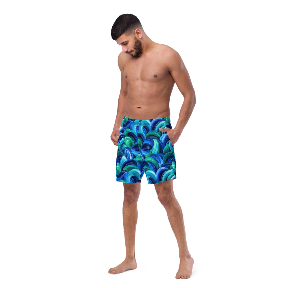 Emerald Surge on Swim Trunks — Left Front