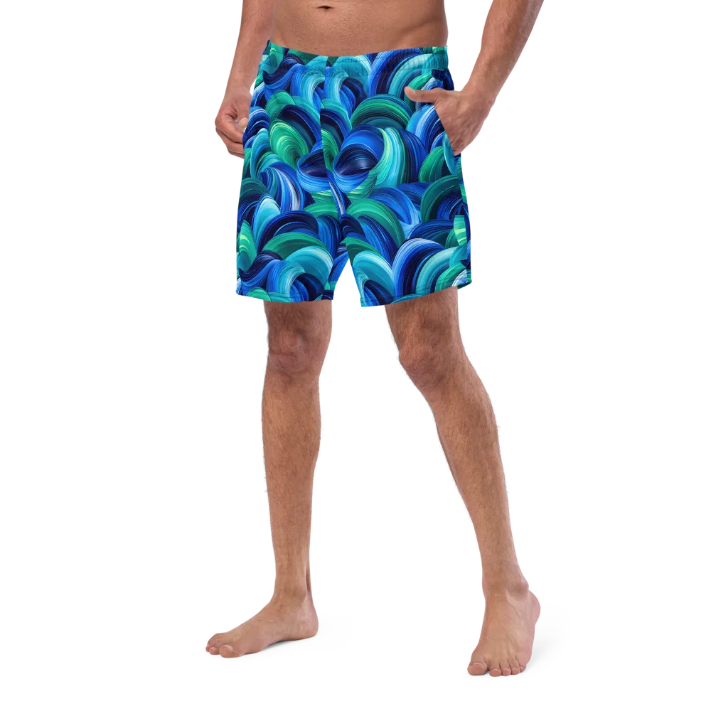 Emerald Surge on Swim Trunks — Left Front
