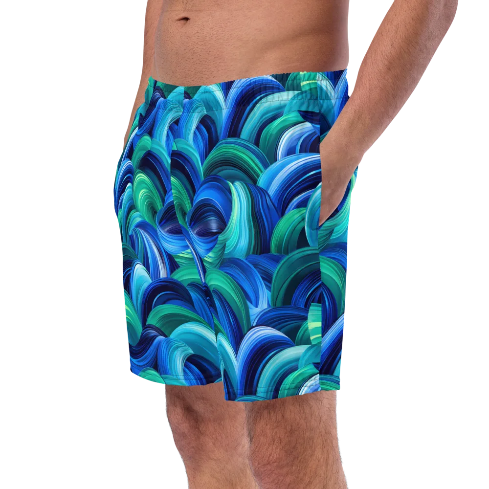 Emerald Surge on Swim Trunks — Left Front
