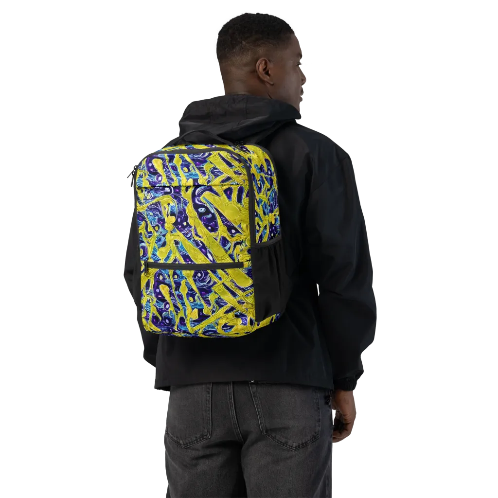Liquid Sun on Utility Backpack — Back