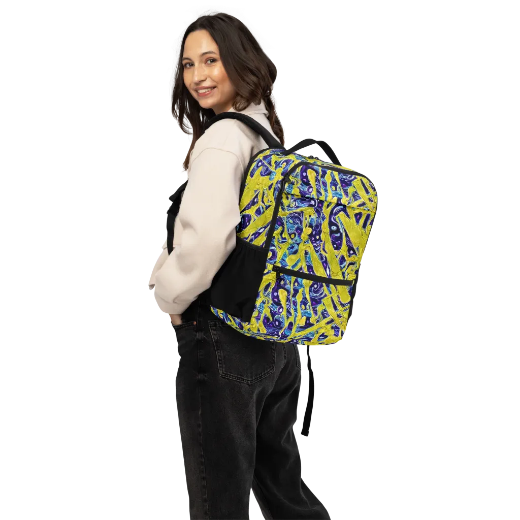 Liquid Sun on Utility Backpack — Back