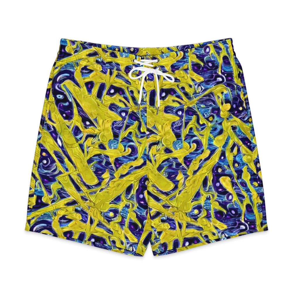 Liquid Sun on Men's Board Shorts — Front