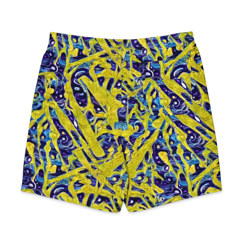Liquid Sun on Men's Board Shorts — Back