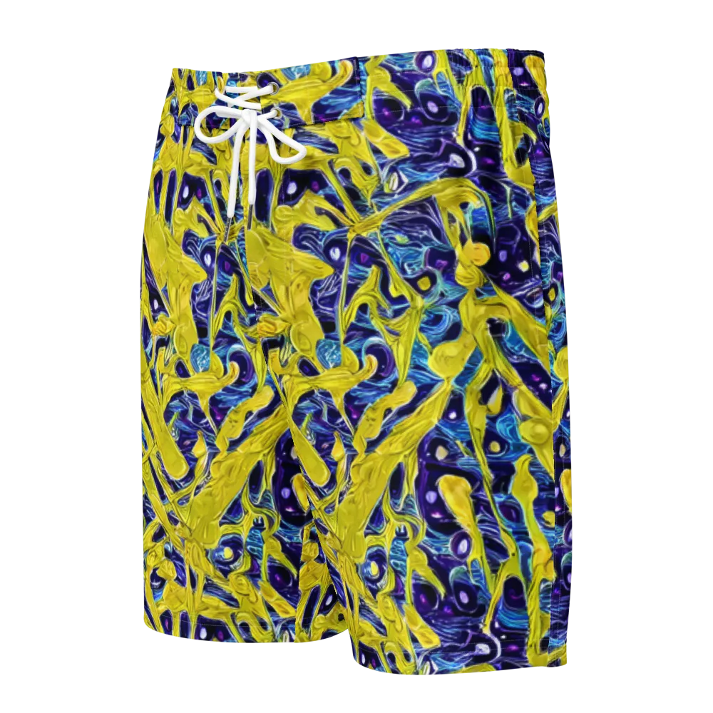 Liquid Sun on Men's Board Shorts — Front