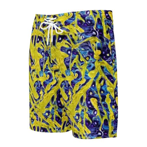 Liquid Sun on a Men's Board Shorts