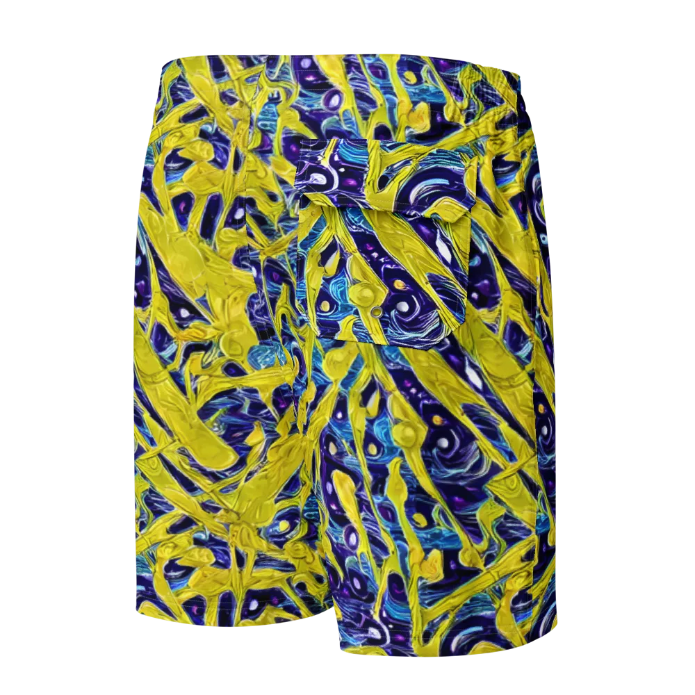 Liquid Sun on Men's Board Shorts — Back