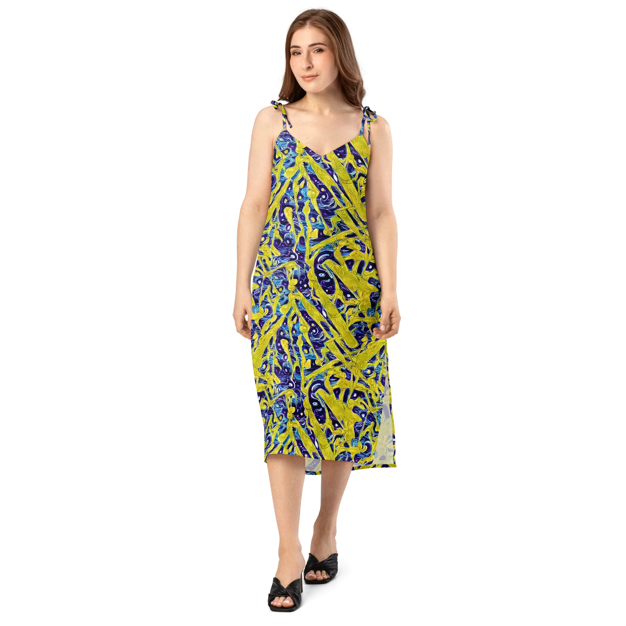 Liquid Sun on Slip Dress — Front