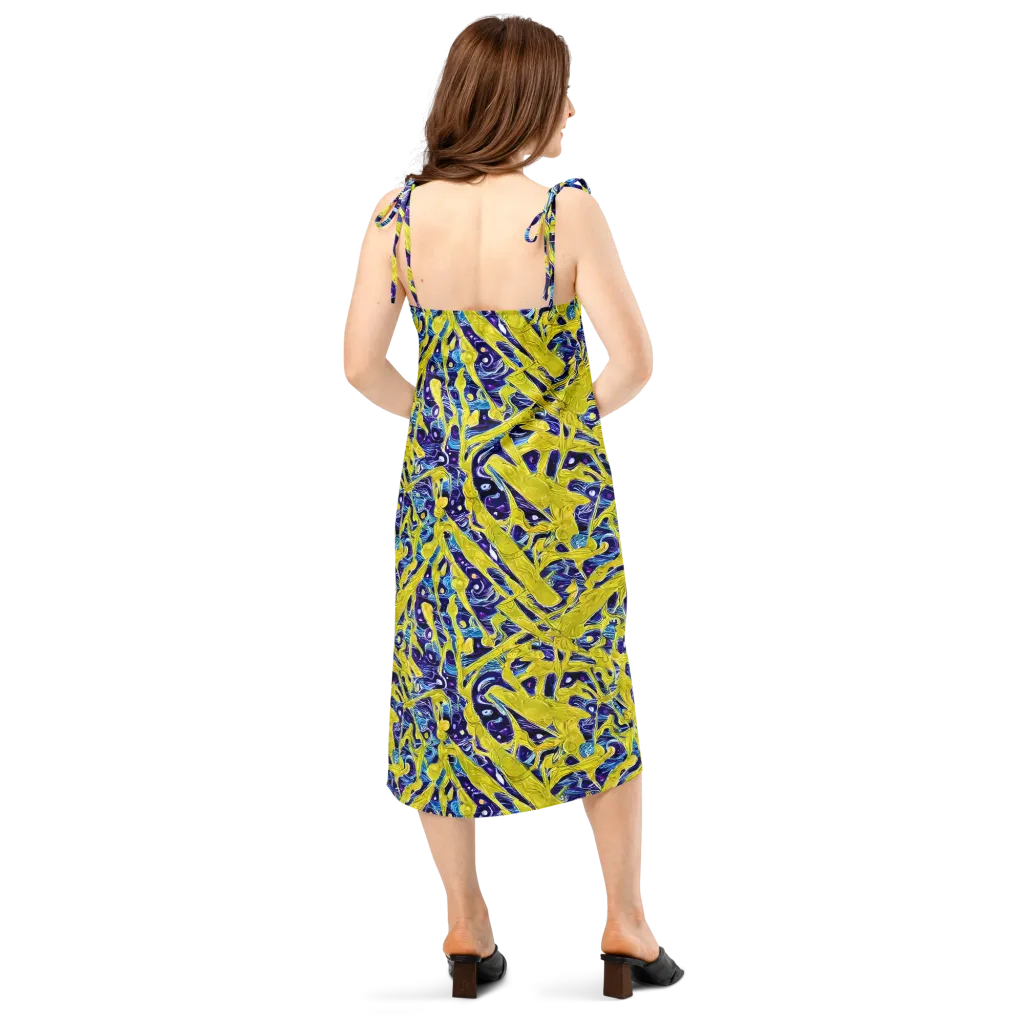 Liquid Sun on Slip Dress — Back