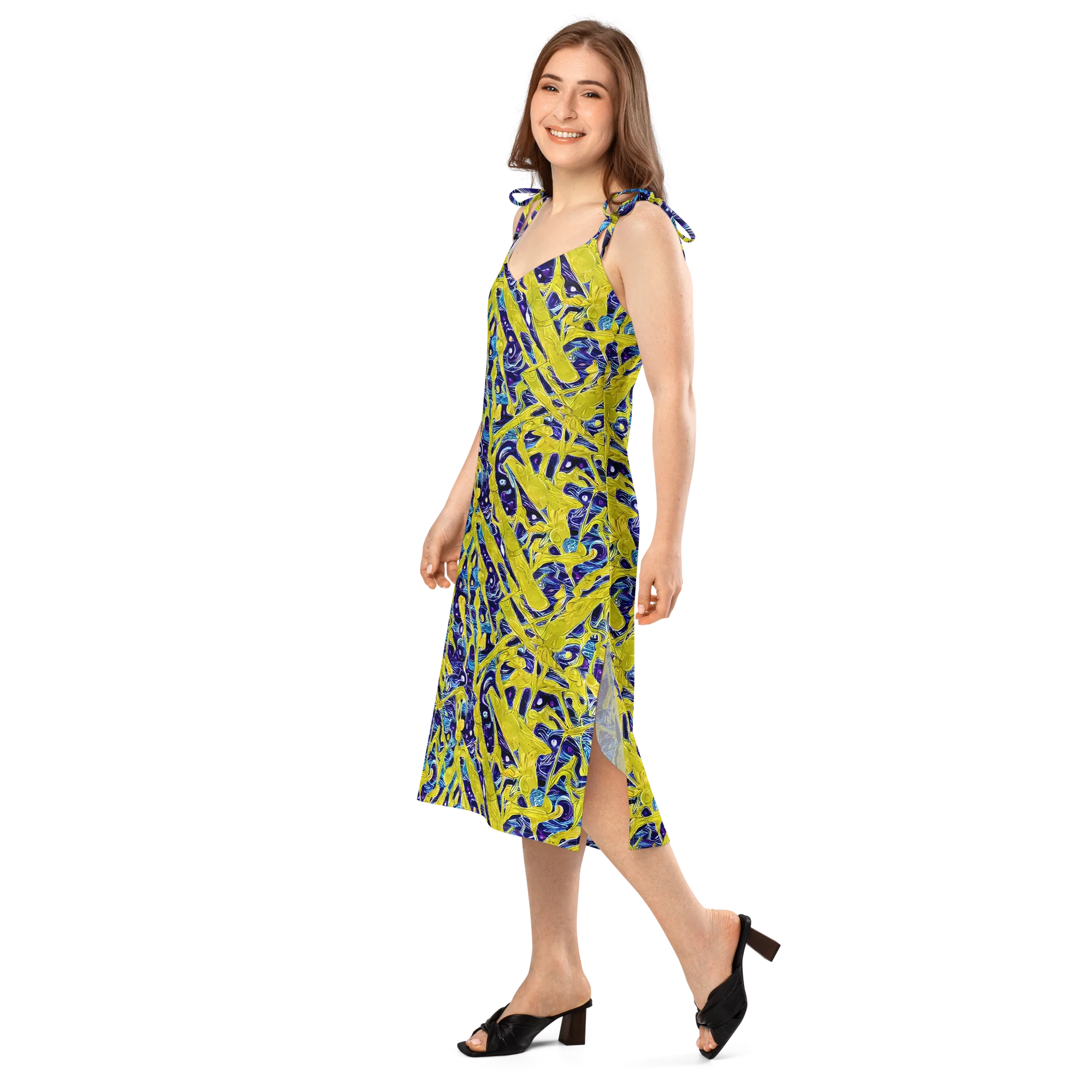 Liquid Sun on Slip Dress — Left Front
