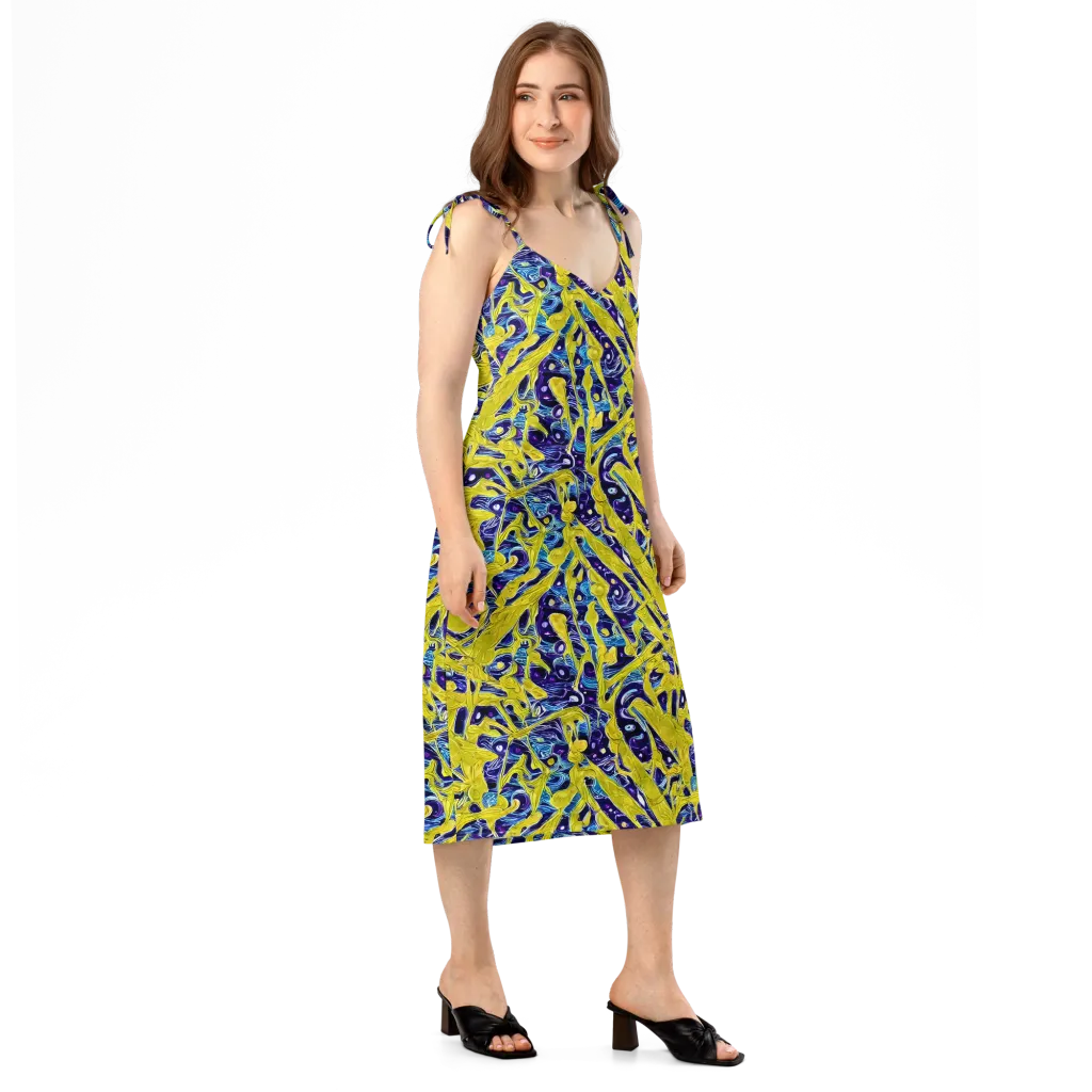 Liquid Sun on Slip Dress — Right Front