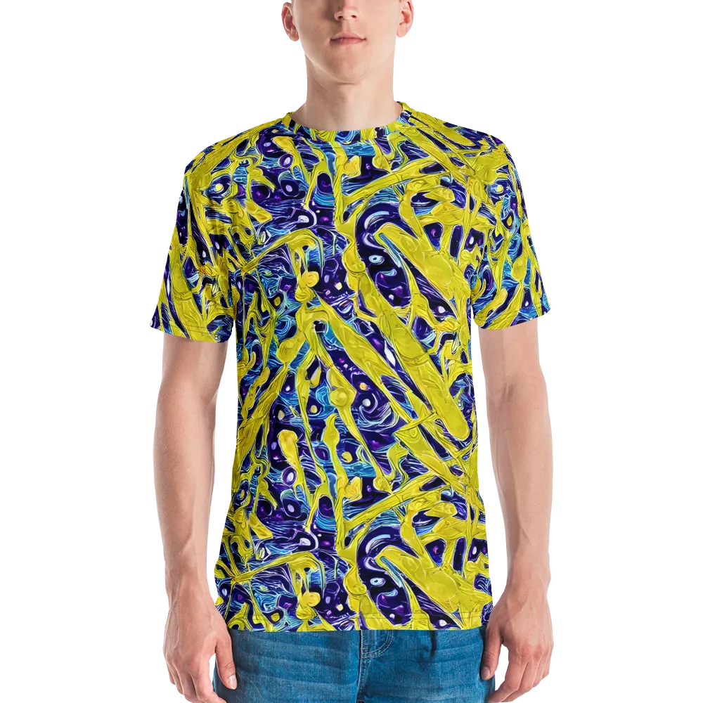 Liquid Sun on Men's Crew Neck T-Shirt — Front