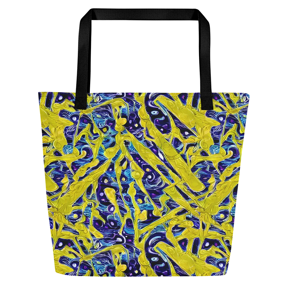 Liquid Sun on Large Tote Bag W/ Pocket — Front
