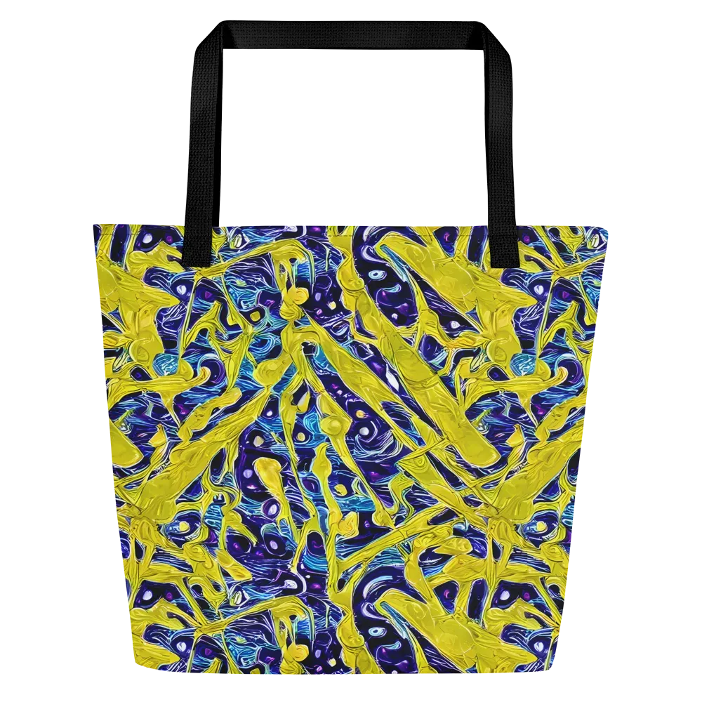 Liquid Sun on Large Tote Bag W/ Pocket — Front