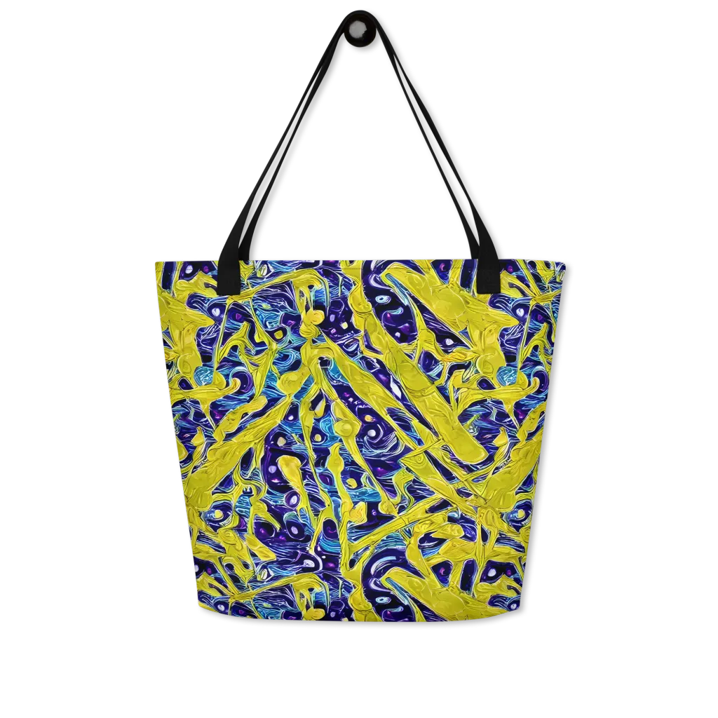 Liquid Sun on Large Tote Bag W/ Pocket — Front