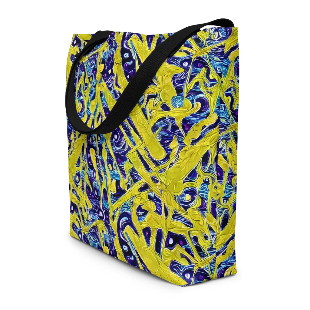 Liquid Sun on Large Tote Bag W/ Pocket — Front