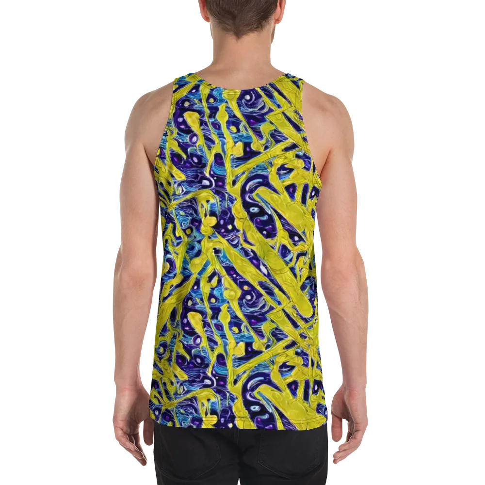 Liquid Sun on Men's Tank Top — Back