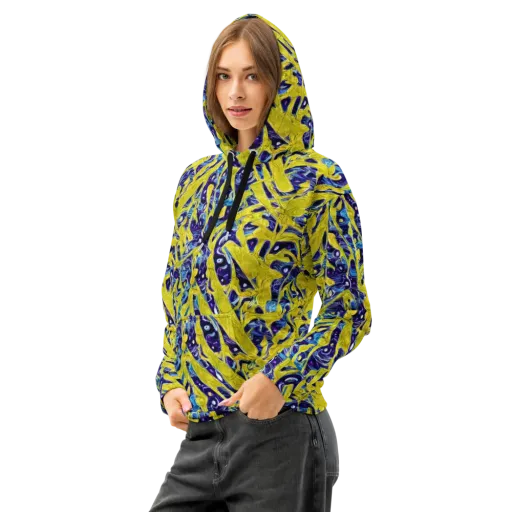 Liquid Sun on a Cotton Hoodie