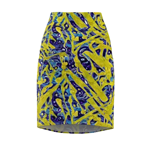 Liquid Sun on a Pencil Skirt