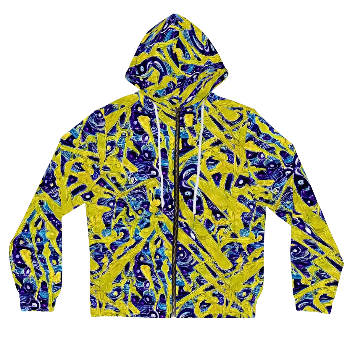 Liquid Sun on Women's Full-Zip Hoodie — Front