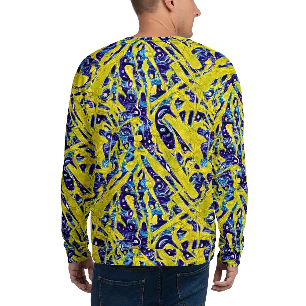 Liquid Sun on Sweatshirt — Back