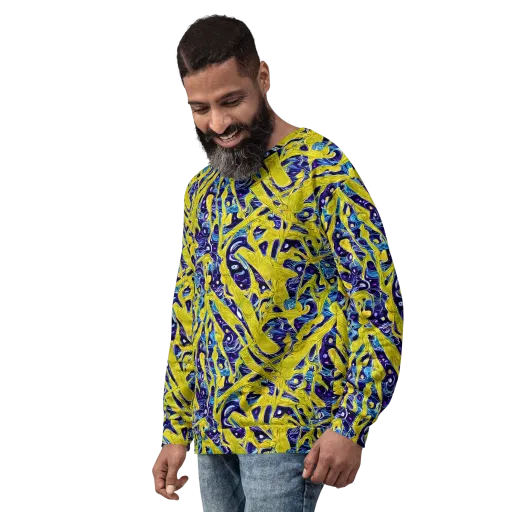 Liquid Sun on a Sweatshirt