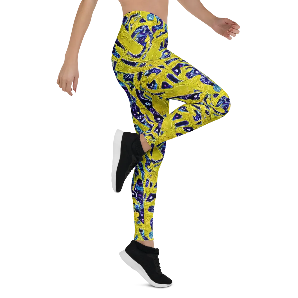 Liquid Sun on Leggings — Right