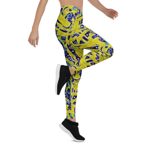 Liquid Sun on a Leggings