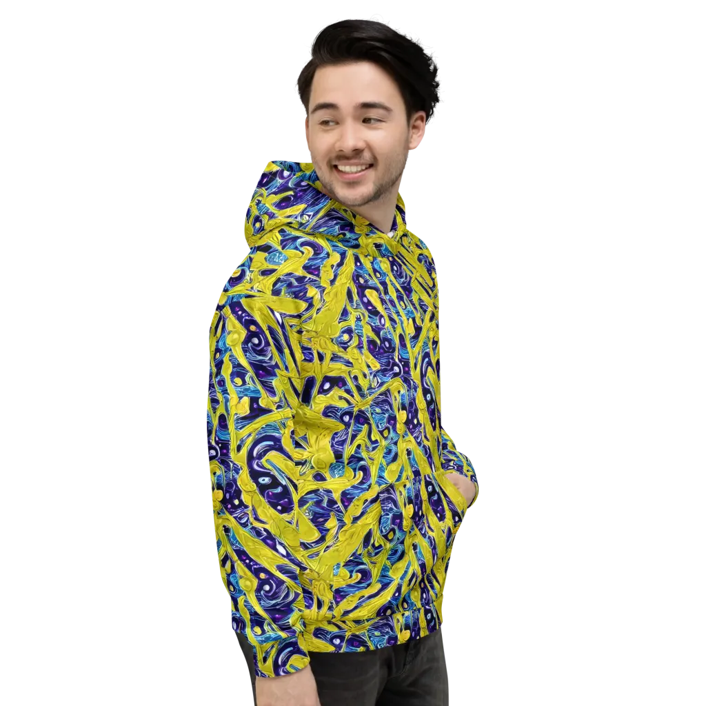 Liquid Sun on Hoodie — Right