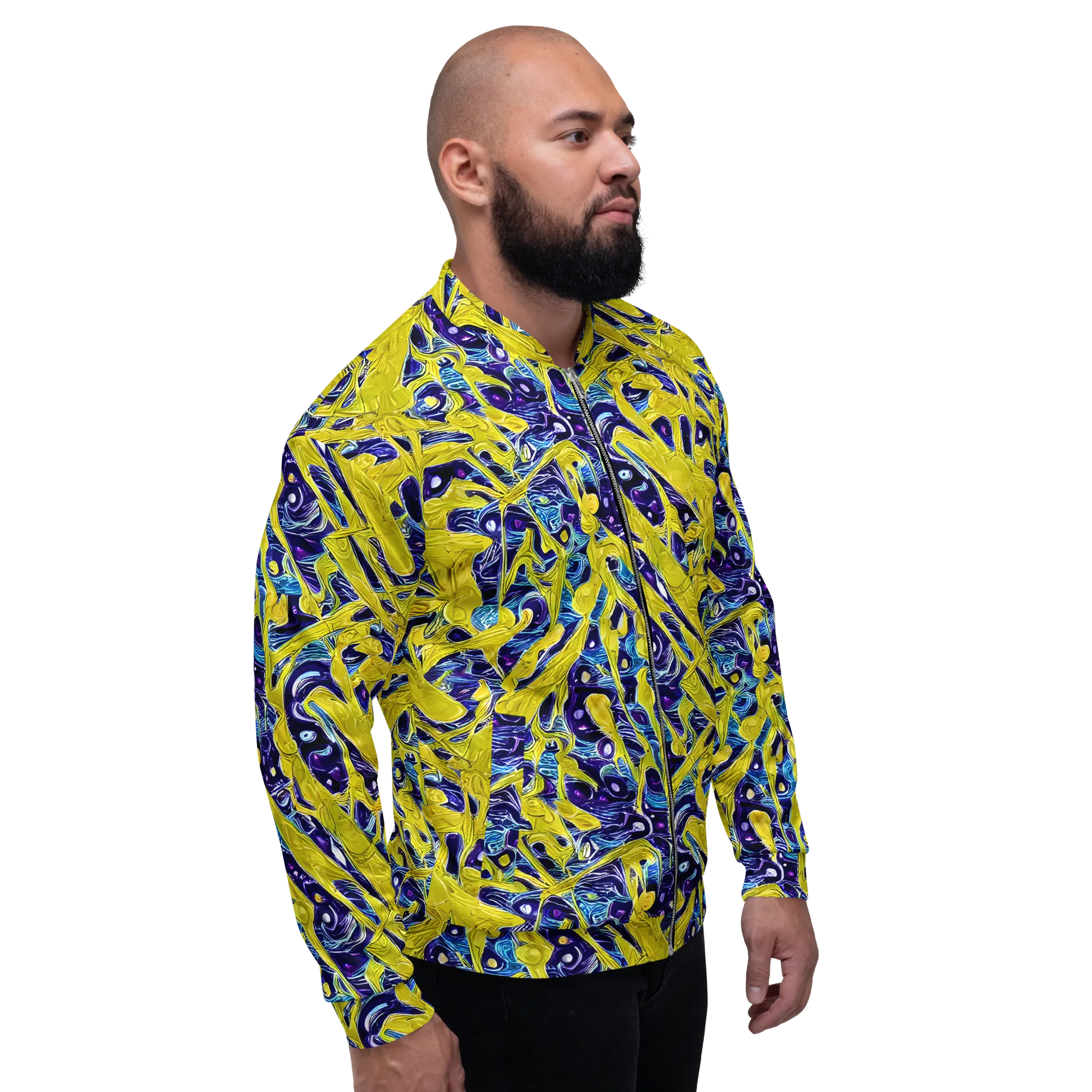 Liquid Sun on Bomber Jacket — Right