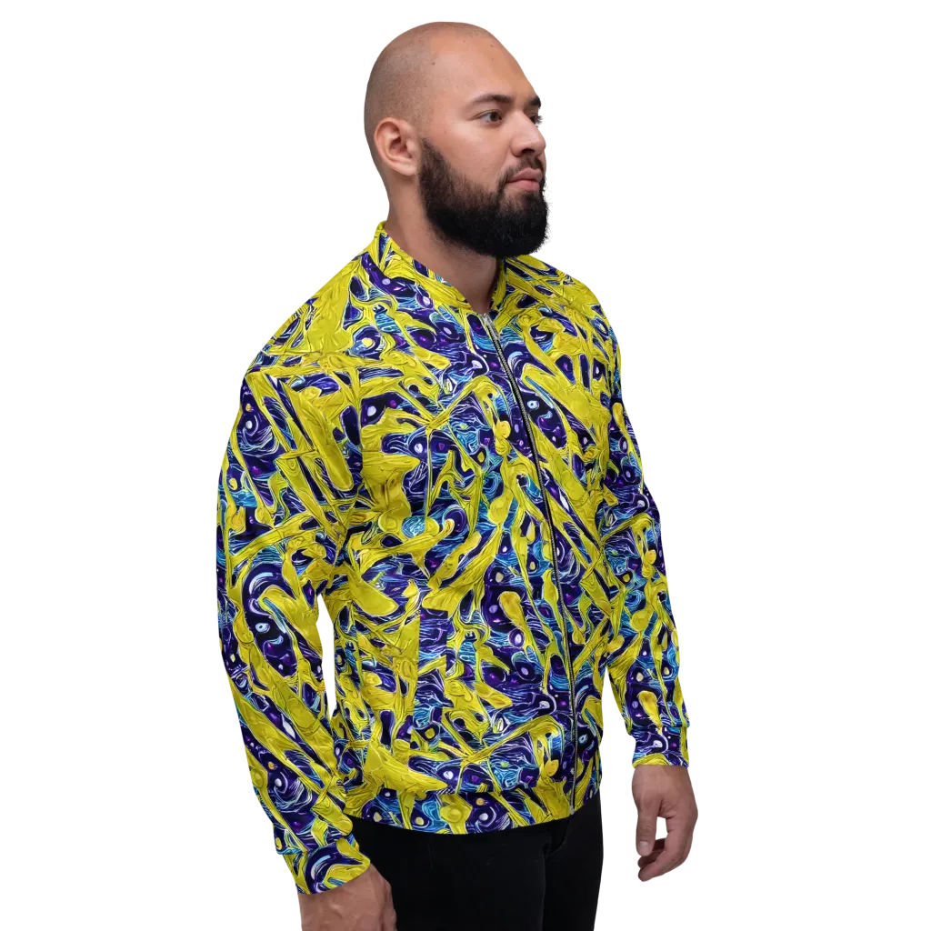 Liquid Sun on Bomber Jacket — Right