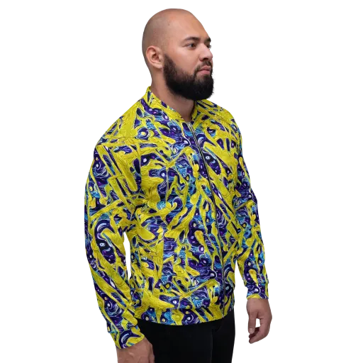 Liquid Sun on a Bomber Jacket