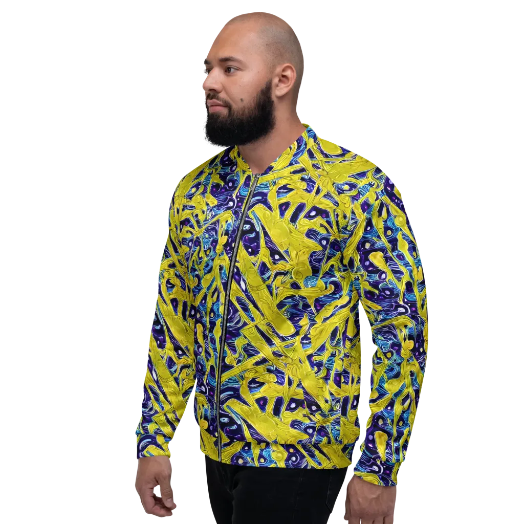 Liquid Sun on Bomber Jacket — Left