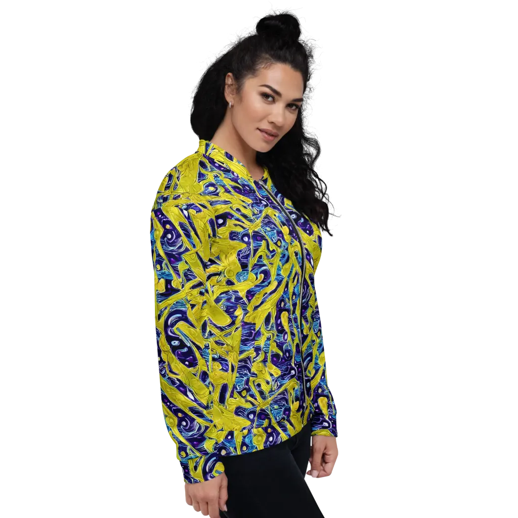 Liquid Sun on Bomber Jacket — Right