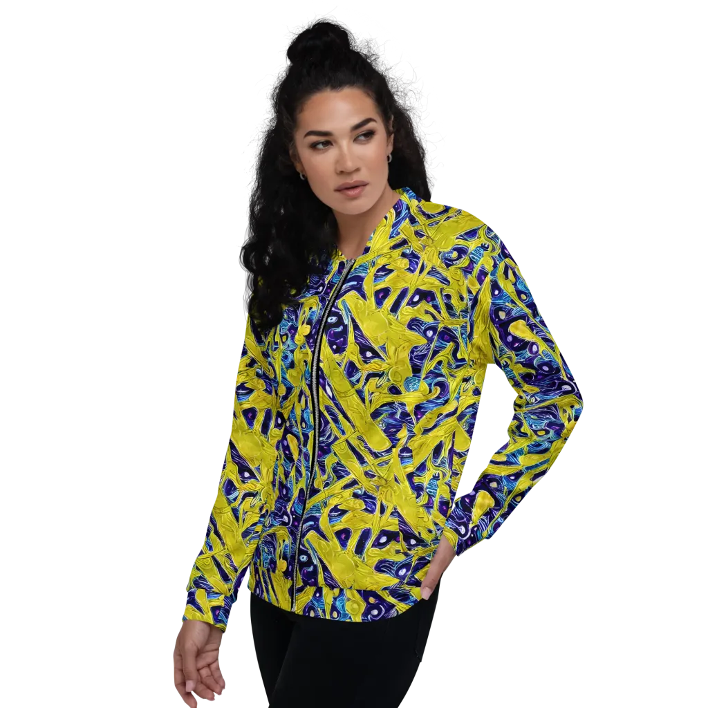 Liquid Sun on Bomber Jacket — Left