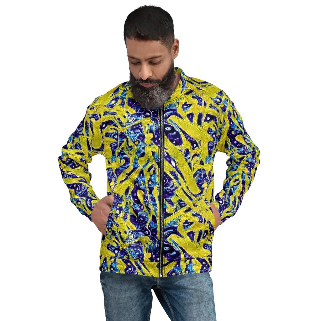 Liquid Sun on Bomber Jacket — Front
