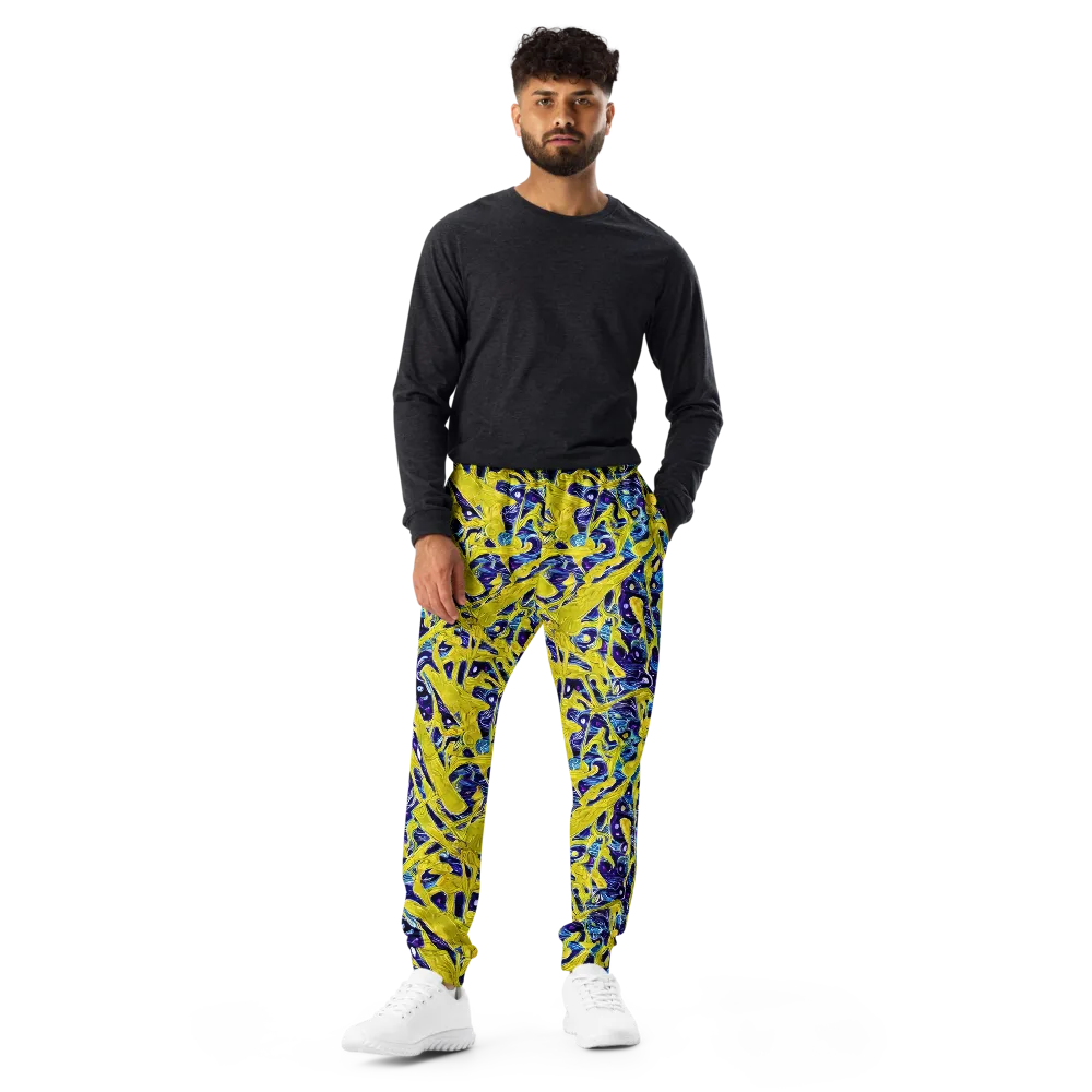 Liquid Sun on Men's Joggers — Front