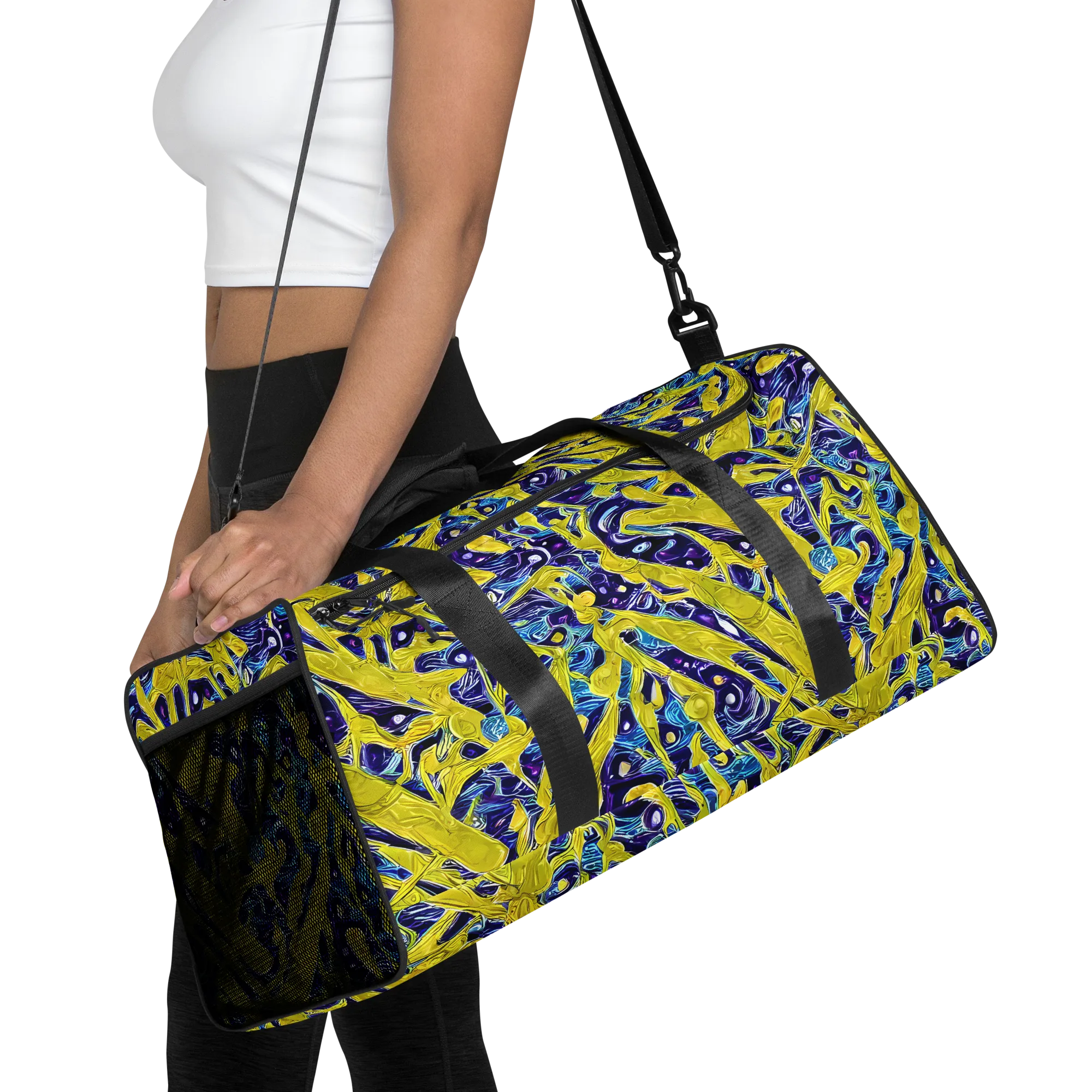 Liquid Sun on Duffle Bag — Front