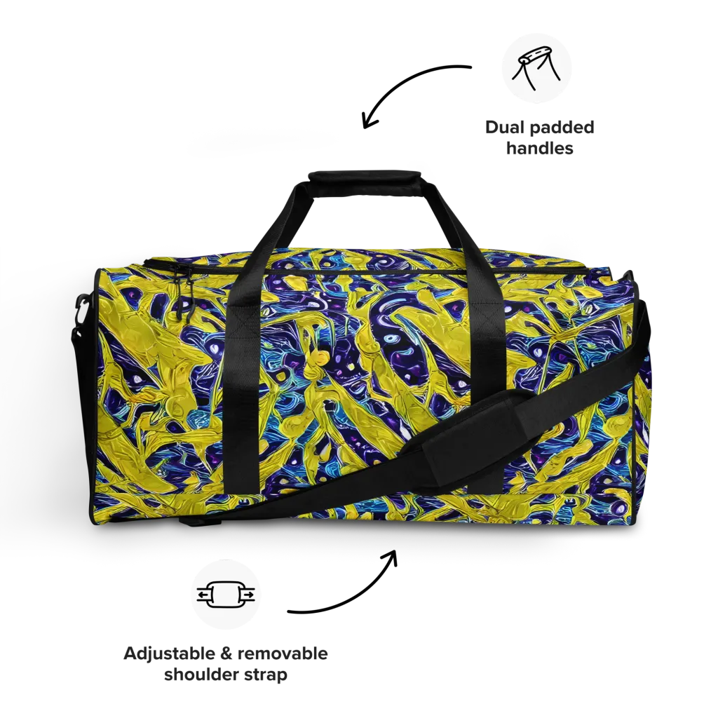 Liquid Sun on Duffle Bag — Front