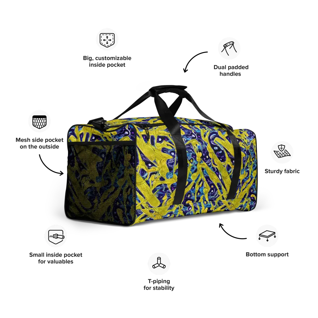 Liquid Sun on Duffle Bag — Right Front